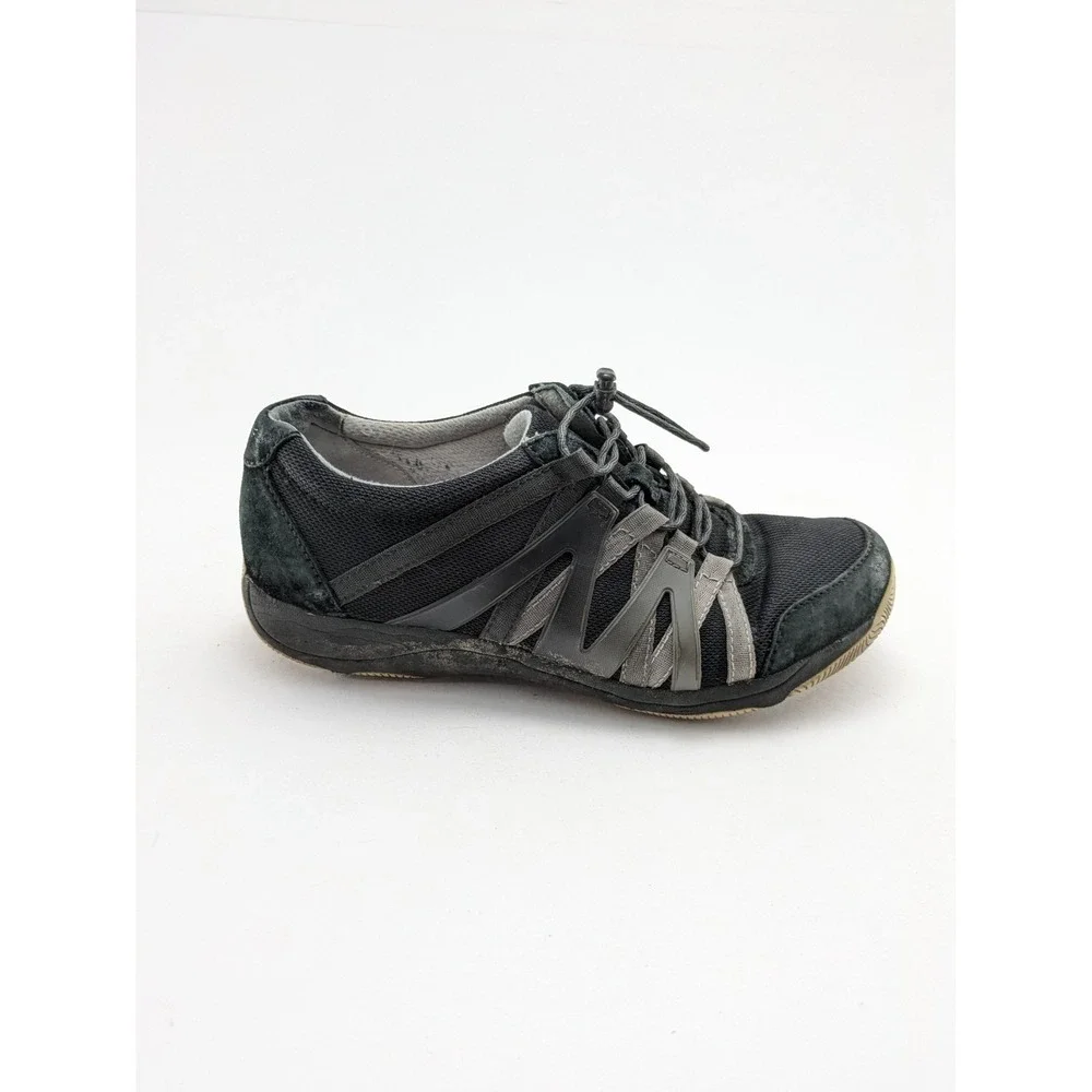 Womens Dansko Henriette Black Leather Casual Shoes 4852109394 Size 39 US 8‎